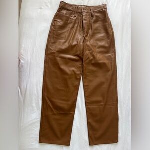 Madewell leather pants